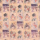 Бумага упаковочная крафт «Снеговики», 0,72 х 10 м - Фото 6