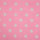 Бумага упаковочная крафт "Круги", розовая, 0.7 х 10 м - Фото 2