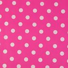 Бумага упаковочная крафт "Круги", ярко-розовая, 0.7 х 10 м - Фото 2