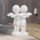 Статуэтка "Пара ангелов с корзиной цветов", золотистая, 25 см - Фото 3