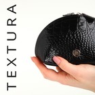 Косметичка на молнии TEXTURA, цвет чёрный - фото 321524645