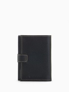 Обложка для документов 3 в 1 TEXTURA на кнопке: для автодокументов, паспорта, купюр, чёрная - Фото 2