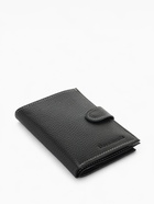 Обложка для документов 3 в 1 TEXTURA на кнопке: для автодокументов, паспорта, купюр, чёрная - Фото 3