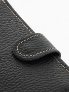 Обложка для документов 3 в 1 TEXTURA на кнопке: для автодокументов, паспорта, купюр, чёрная - Фото 4