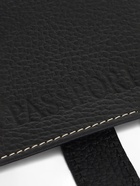 Обложка для документов 3 в 1 TEXTURA на кнопке: для автодокументов, паспорта, купюр, чёрная - Фото 9