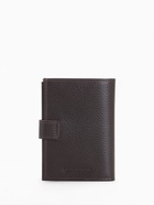 Обложка для документов 3 в 1, TEXTURA, на кнопке: для автодокументов, паспорта, купюр, коричневая - Фото 2