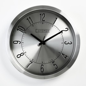 Часы настенные, серия: Классика, "Соломон", плавный ход, d-35 см