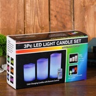 Свеча светодиодная «Тройка», с пультом, набор 3 шт. - Фото 6