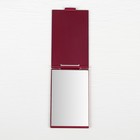 Зеркало складное, 5 × 8,5 см, цвет красный - Фото 3