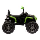 Электромобиль «Квадроцикл», 2 мотора, цвет зеленый (без радиоуправления) - Фото 2
