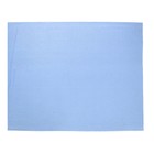 Коврик для ванной комнаты 0,65х15 м "Моно" цвет голубой - Фото 1