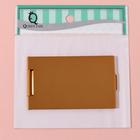 Зеркало складное, 5 × 8,5 см, цвет золотистый - Фото 2