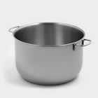 Кастрюля из нержавеющей стали «Классика», 8 л, d=26 см, металлическая крышка - Фото 2