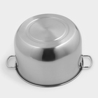 Кастрюля из нержавеющей стали «Классика», 8 л, d=26 см, металлическая крышка - Фото 4