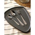 Набор столовых приборов «Узоры», 18 предметов, толщина 1,8 мм, картонная коробка, цвет серебряный - Фото 1