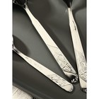 Набор столовых приборов «Цветы», 18 предметов, толщина 1,5 мм, цвет серебряный - Фото 4