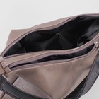 Сумка-рюкзак, 2 отдела на молнии, наружный карман, цвет коричневый/чёрный - Фото 5