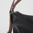 Сумка-рюкзак, 2 отдела на молнии, наружный карман, цвет чёрный/кофе - Фото 4