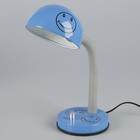 Лампа настольная "Смайлик" Е27 синяя 12х12х41 см - Фото 1