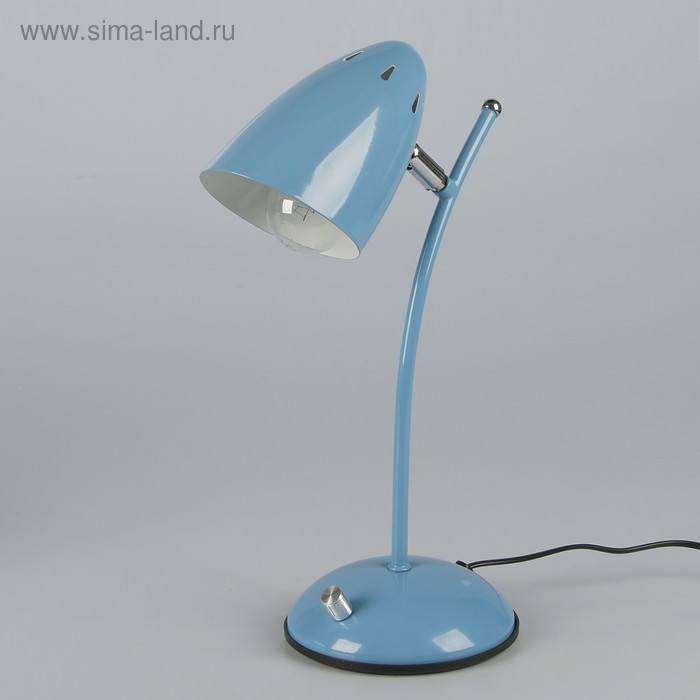 Лампа настольная "Стиль" 1X40W E27 голубой - Фото 1