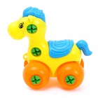 Конструктор для малышей «Лошадка», 15 деталей, МИКС - Фото 2