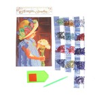 Алмазная мозаика с частичным заполнением «Девочка», 15 х 21 см. Набор для творчества - Фото 4