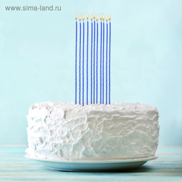 Набор свечей в торт "Коктейльные" 10 шт. - Фото 1
