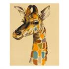Роспись по холсту «Жираф» по номерам с красками по 3 мл+ кисти+крепёж, 30×40 см - Фото 1