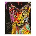 Роспись по холсту «Котик с сердечком» по номерам с красками по 3 мл+ кисти+крепёж, 30×40 см - Фото 1