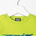 Лонгслив для мальчика «Крокодилы», рост 74 см, цвет салатовый - Фото 3