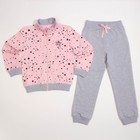 Комплект для девочки (Куртка, Брюки), рост 104 см, цвет светло-розовый CWK 9670 (160) - Фото 1