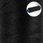 Нитки 40/2, 183 м, цвет чёрный - Фото 2