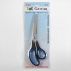 Ножницы портновские, скошенное лезвие, термостойкие ручки, 9,8'', 25 см, цвет чёрный/голубой - Фото 5