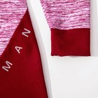 Комплект женский (толстовка, брюки) Мадам-2 цвет бордовый, р-р 52 - Фото 5