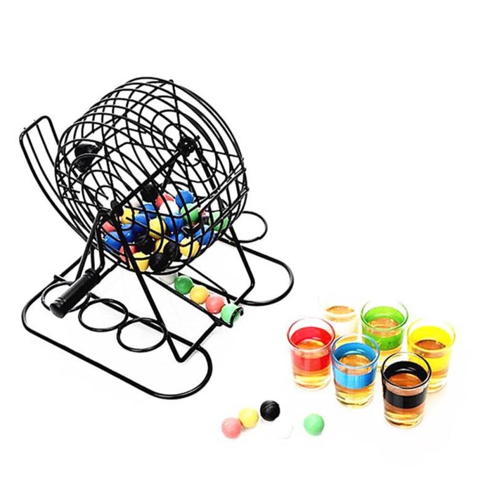 Настольная игра для взрослых «Пьяный Бинго», 6 стопок, 22×19×19 см - Фото 1