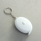 Рулетка с кольцом "Овал" (1 м), белый - Фото 1