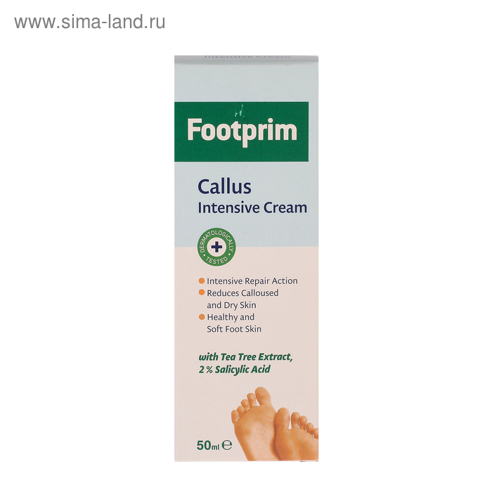 Интенсивный крем от мозолей Footprim Callus Intensive Cream, 50 мл - Фото 1