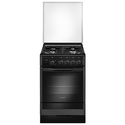 Плита газовая Gefest ПГ 5300-03 0046, 4 конфорки, 52 л, газовая духовка, чёрная