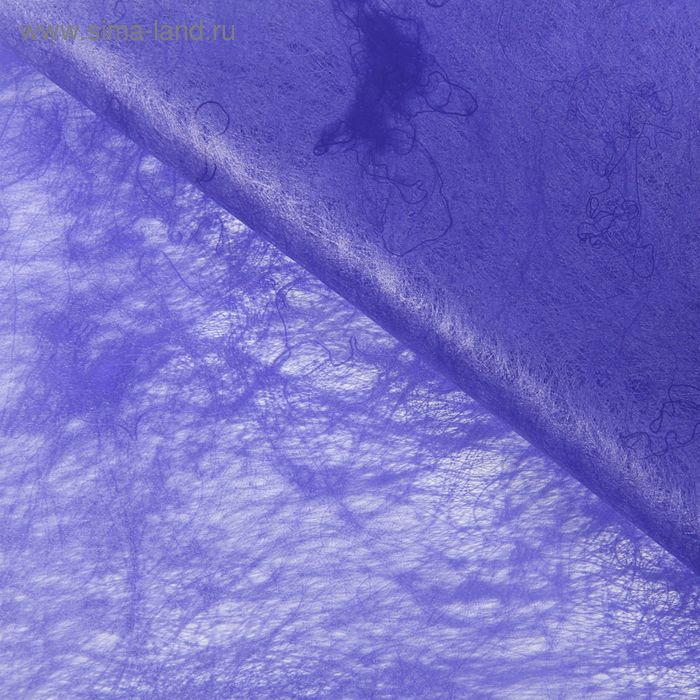 Фетр ламинированный "Мрамор", фиолетовый, 60 см х 60 см - Фото 1