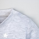 Комплект Крошка Я: джемпер, брюки "Звезда", серый/белый, р.26, рост 74-80 см - Фото 3