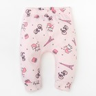 Комплект Крошка Я: джемпер, брюки "Париж", розовый, р.26, 74-80 см - Фото 7