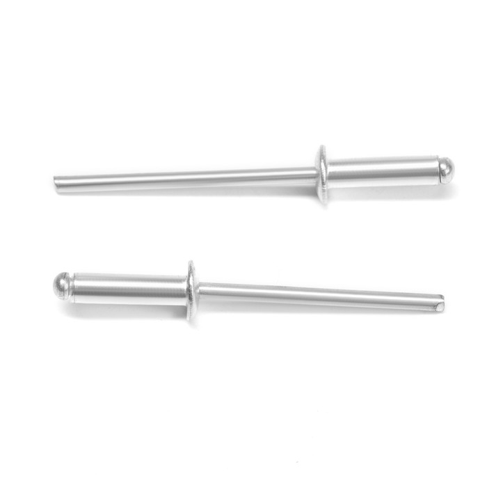 Заклёпки ТУНДРА krep, вытяжные, алюминий-сталь, 3.2×10 мм, неокрашенные, 1000 шт. - Фото 1