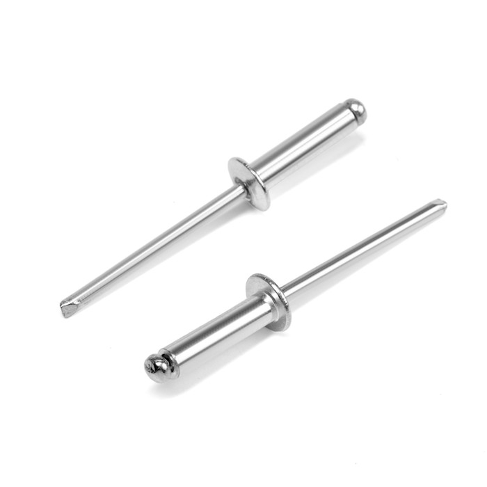 Заклёпки вытяжные ТУНДРА krep, алюминий-сталь, 4×16 мм, в пакете 500 шт. - Фото 1