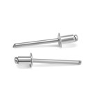 Заклёпки ТУНДРА krep, вытяжные, алюминий-сталь, 4.8×8 мм, неокрашенные, 500 шт. - Фото 2