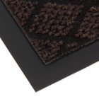 Коврик придверный влаговпитывающий «Галант», 40×60 см, цвет коричневый - фото 16046170