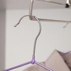 Плечики для одежды детские с антискользящим покрытием, размер 30-34, цвет МИКС - Фото 2