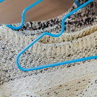 Плечики для одежды детские, размер 30-34, антискользящая, цвет голубой - Фото 5