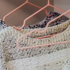 Плечики для одежды детские, размер 30-34, антискользящее покрытие, цвет нежно-розовый - Фото 6