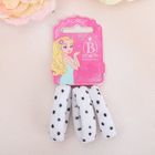 Резинка для волос "Махрушка рельеф" (набор 3 шт) точка, микс - Фото 1