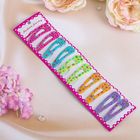 Невидимка для волос "Холли" (набор 10 шт) 5 см, цветная цветочная - Фото 2